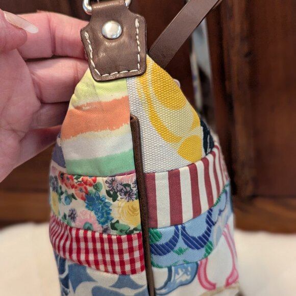 Vintage COACH Patchwork Mini Bag - Picture 4 of 12